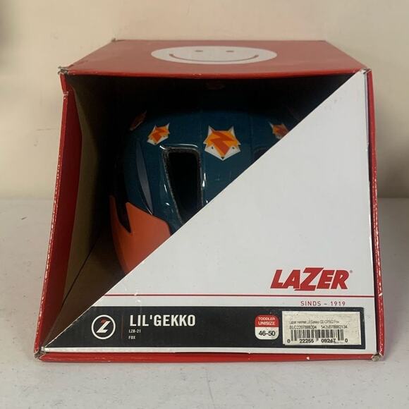 LAZER Lil Gekko Kids Lightweight Bike Helmet Unisex Head Protection w Visor - Picture 1 of 10